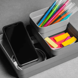 Organizador de Gavetas Mini Logic Branco 11,5cm - Ela Decora