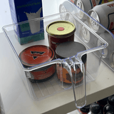 Organizador de Geladeira Quadrado com Pegador 22,3cm - Ela Decora