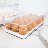 Organizador de Ovos Clear Fresh Natural 18 Ovos - Ela Decora
