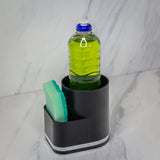 Organizador de Pia Detergente e Bucha Preto - Ela Decora