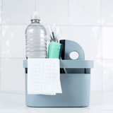 Organizador de Pia Porta Detergente Trium Max Azul Glacial Fechado - Ela Decora