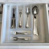 Organizador de Talheres Perfect Transparente 35,9cm - Ela Decora