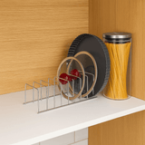 Organizador de Tampas, Formas, Travessas e Frigideiras Aço Carbono Cromado - Ela Decora