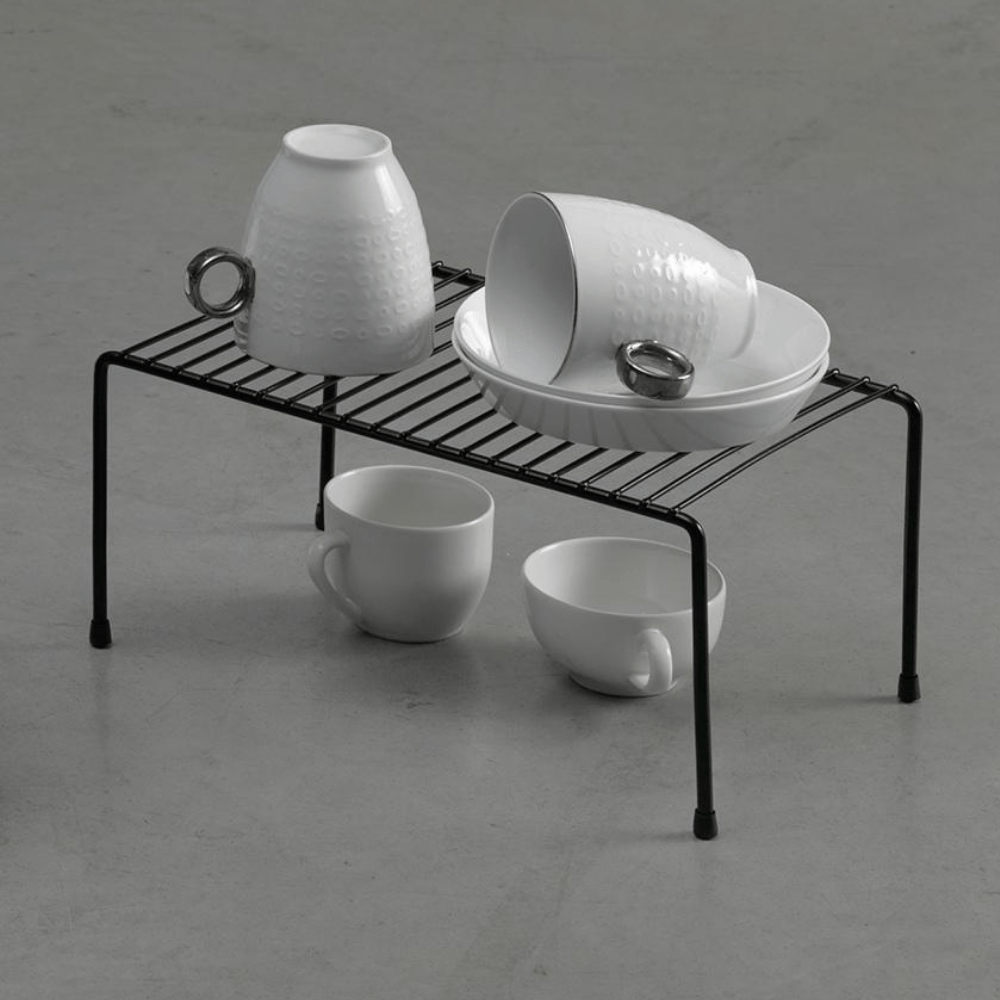 Organizador Para Armário Médio Elegance Preto - 32 cm - Ela Decora