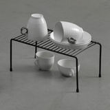 Organizador Para Armário Médio Elegance Preto - 32 cm - Ela Decora