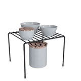Organizador Para Armario Pequeno Elegance Preto - Ela Decora