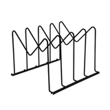 Organizador Para Formas, Tampas e Travessas Preto Fosco Linha Black - Ela Decora