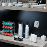 Organizador Porta Cápsulas de Café Dolce Gusto Cromado - Ela Decora