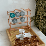 Organizador Porta Cápsulas de Café Dolce Gusto Rose Gold - Ela Decora