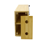 Organizador Porta Rolos em Bambu 33,5cm - Ela Decora
