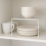 organizador de armário para bowls e pratos no armário