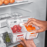 Pote para Geladeira Clear Fresh com 2 Cestos 2,2L