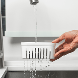 Pote com Cesto Clear Fresh 14,5cm Branco