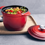 Panela de Arroz Every Vermelha 18cm Le Creuset - Ela Decora