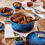 Panela Redonda Signature Azul Marseille Le Creuset - 20cm - Ela Decora