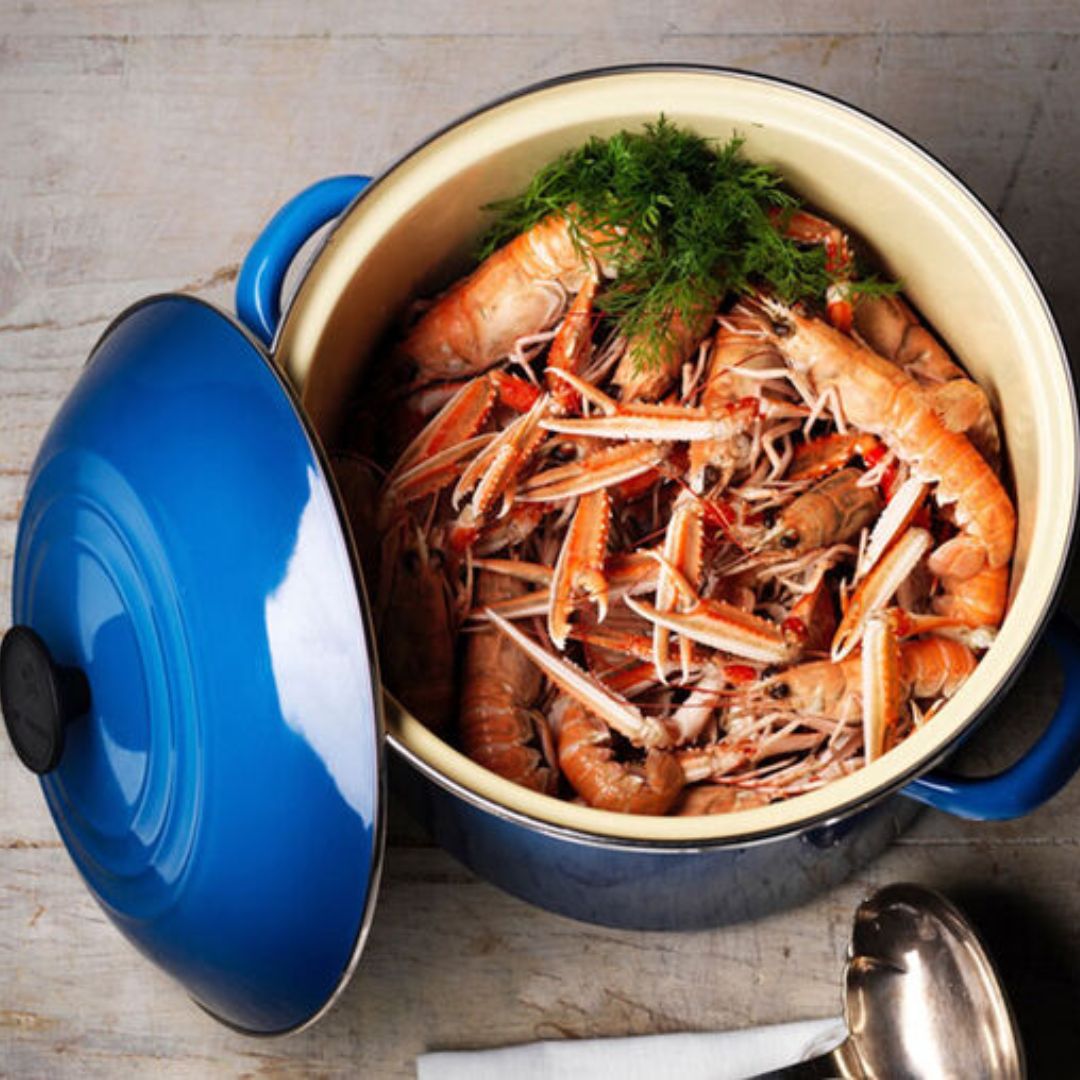 Panela Stockpot Azul Marseille 22cm Le Creuset - Ela Decora