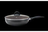 Panela Wok com Tampa Smart Plus Preta 3,4 Litros - Ela Decora