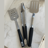 Pegador de Carnes em Aço Inox Beef Club com Cabo em Plástico - 46 cm - Ela Decora