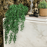 Pendente de Folhas Verde Escuro 75cm - Ela Decora