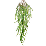 Pendente de Folhas de Samambaia Verde