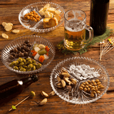 Petisqueira Com 3 Divisórias De Cristal De Chumbo - 22 cm - Ela Decora