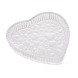 Petisqueira Coração De Cristal De Chumbo Cute Heart - 18,7 cm - Ela Decora