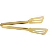 Pinça Pegador Multiuso em Inox Dourado 24cm - Ela Decora