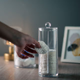 Porta Algodão de Acrilico 20cm - Ela Decora