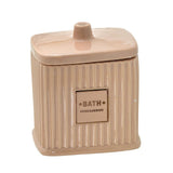 Porta Algodão de Cerâmica 11,5cm - Ela Decora