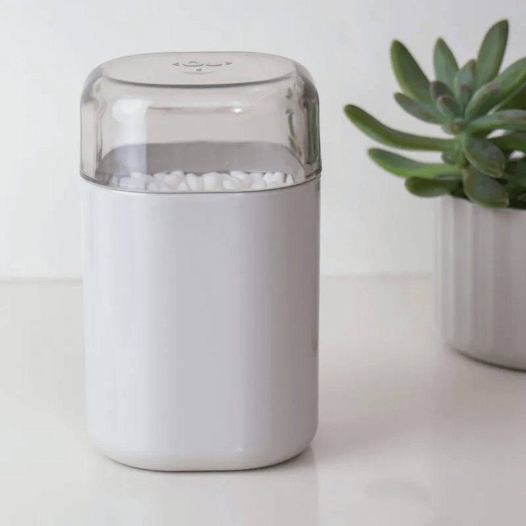 Porta Algodão Dual Bege - Ela Decora