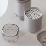 Porta Algodão Dual Bege - Ela Decora