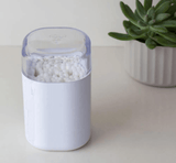 Porta Algodão Dual Branco - Ela Decora