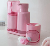 Porta Algodão Dual Rosa Quartz - Ela Decora