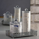 Porta Algodão e Cotonete de Acrilico 13cm - Ela Decora