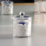 Porta Algodão e Cotonete de Acrilico 13cm - Ela Decora