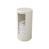 Porta Algodão em Disco Serene Bege - Ela Decora