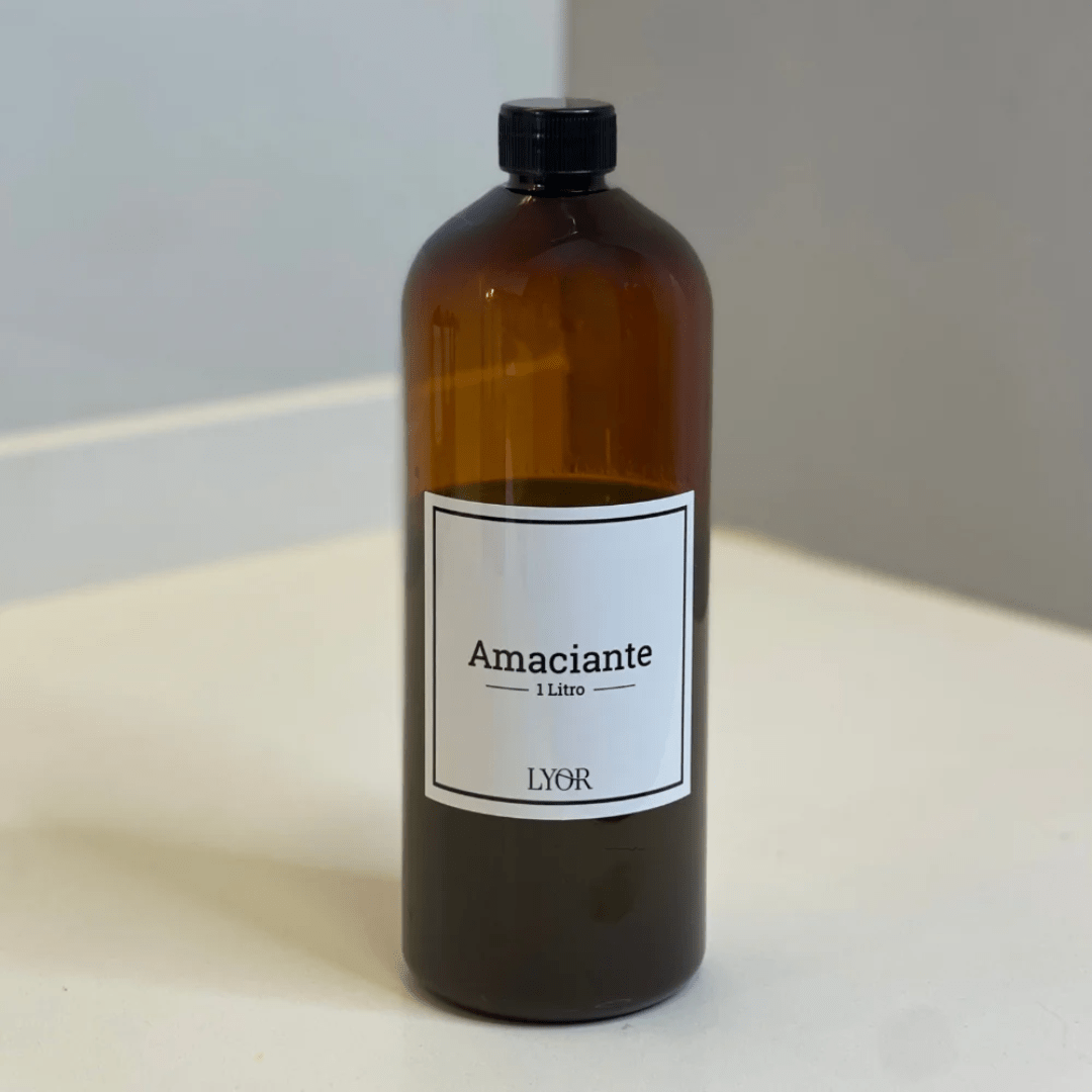 Porta Amaciante de Plástico com Tampa Vintage 1 Litro - Ela Decora