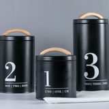 Porta Condimentos Metalla N1 preto 800ml - Ela Decora