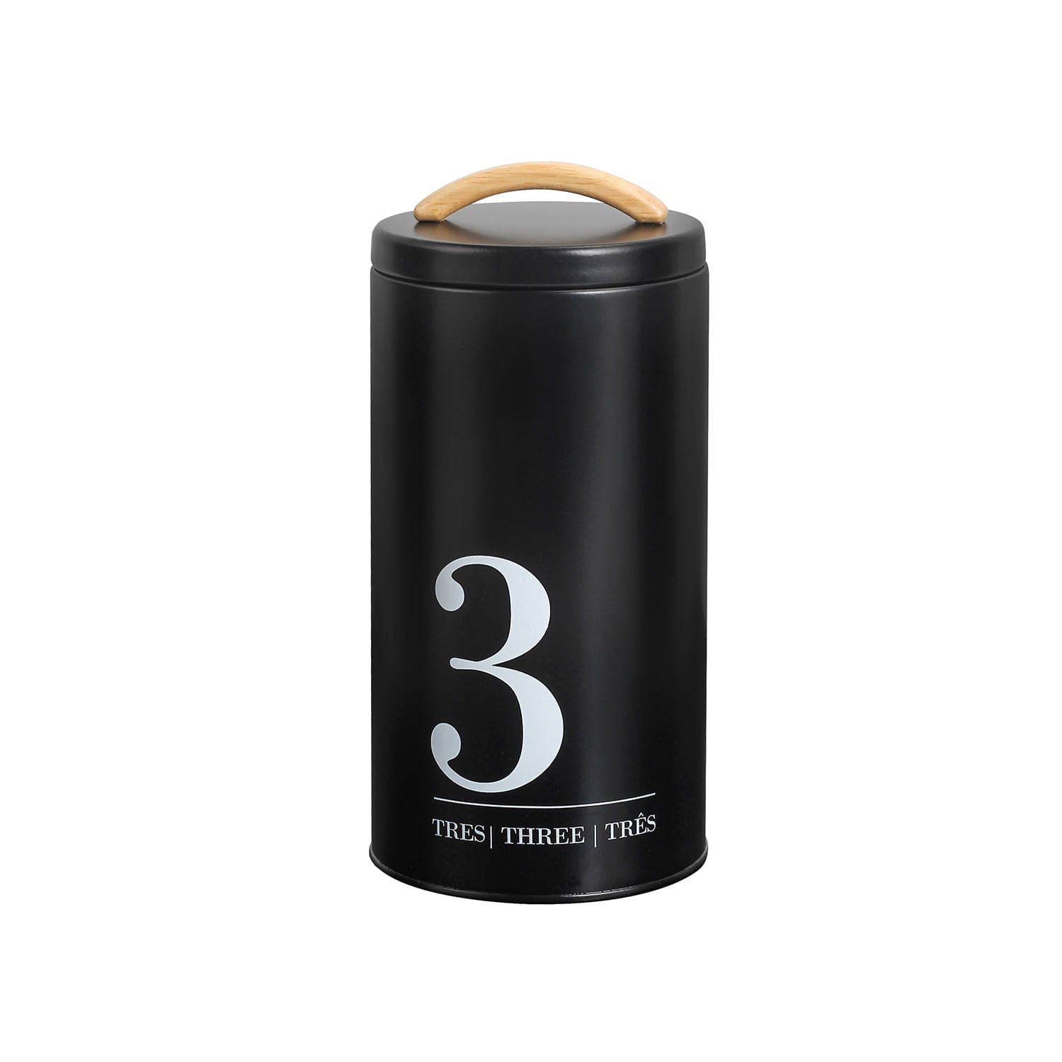 Porta Condimentos Metalla N3 Preto 1,7 Litros - Ela Decora