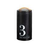 Porta Condimentos Metalla N3 Preto 1,7 Litros - Ela Decora