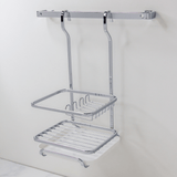 Porta Detergente Sabão e Esponja Para Barra Luxo Piatina Cromado - Ela Decora