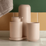 Porta Escova Bold Rosa Duna 20,5cm - Ela Decora