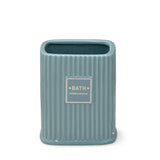 Porta Escova de Dente em Cerâmica Verde 12cm - Ela Decora