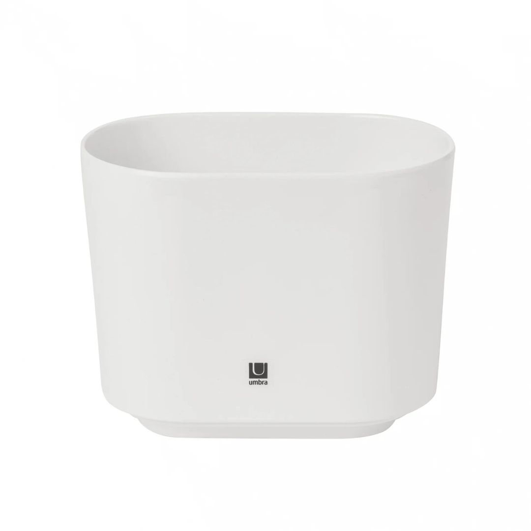 Porta Escova de Dente Step Branca - Ela Decora