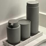 Porta Escova Dorica Verde Salvia 20,5cm - Ela Decora