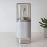 Porta Escova Dual Bege - Ela Decora