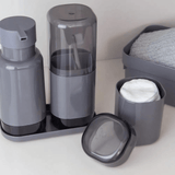 Porta Escova Dual Chumbo - Ela Decora