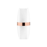 Porta Escova e Creme Dental Branco com Rose Gold - Ela Decora