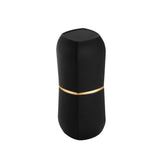 Porta Escova e Creme Dental Tampa Preto com Dourado - Ela Decora