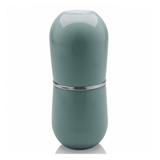 Porta Escova New Belly Com Tampa Verde - 20 cm - Ela Decora